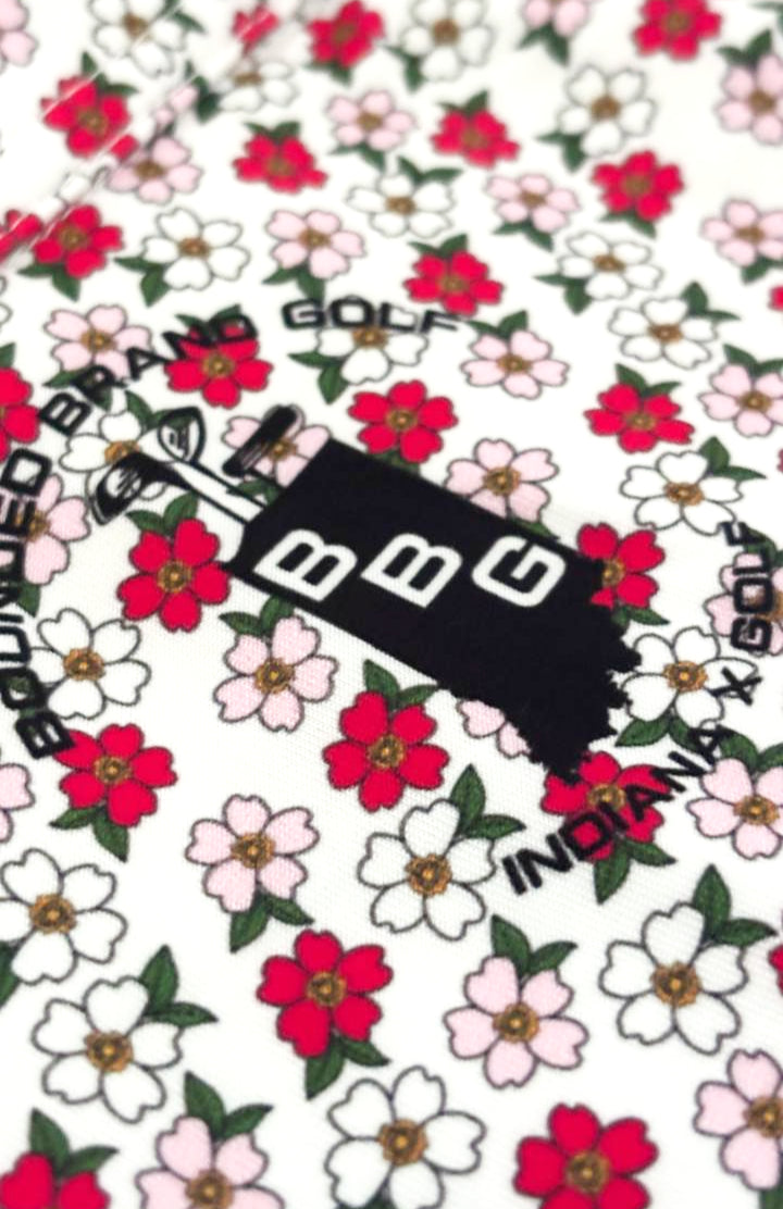 Men's Colored Peonies Polo image 2