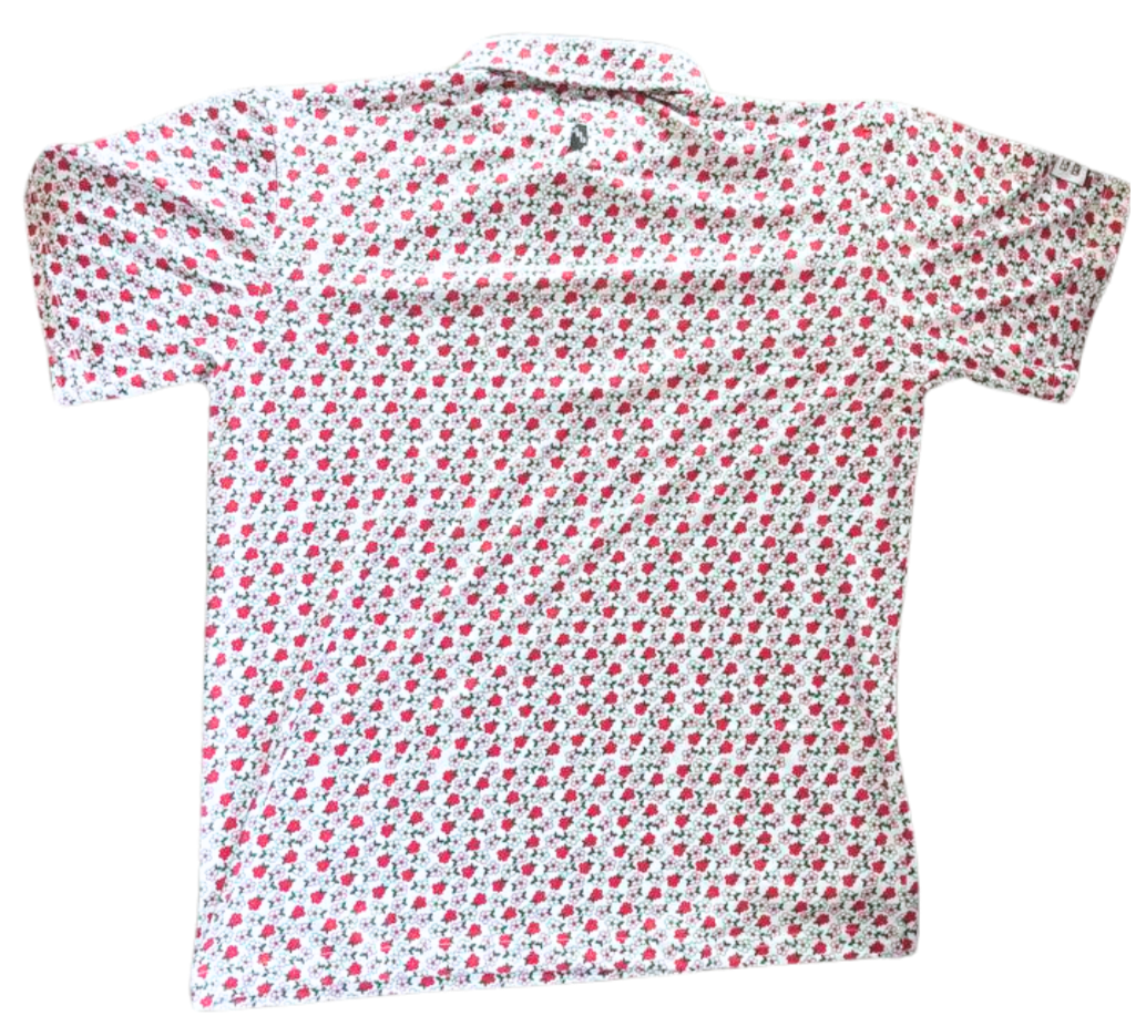 Youth's Colored Peonies Polo image 1