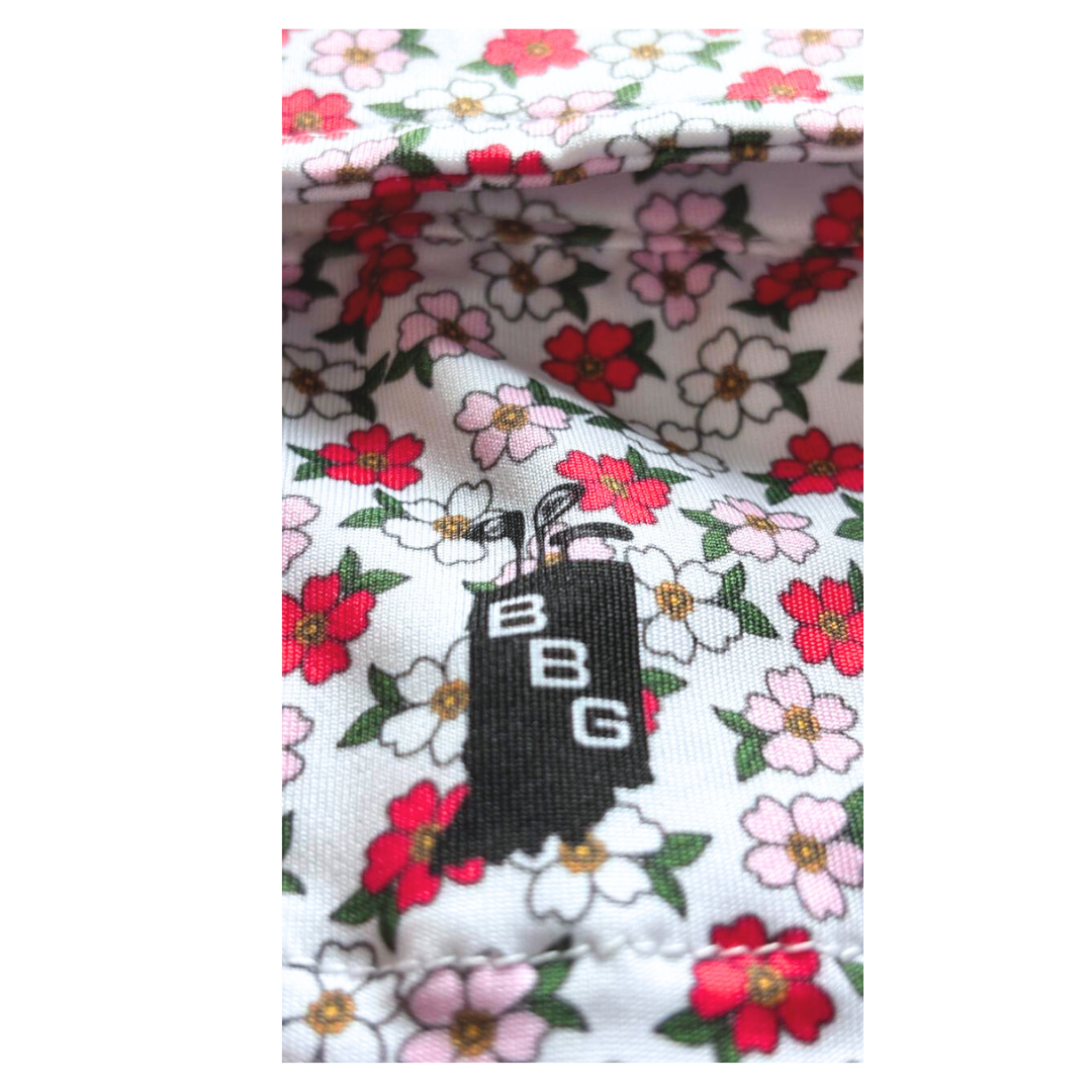 Youth's Colored Peonies Polo image 4