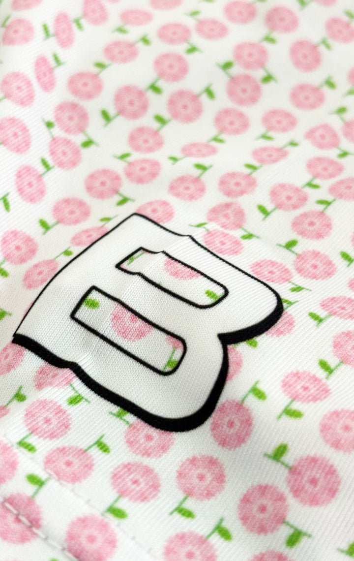 Men's Pink Peonies Polo image 4