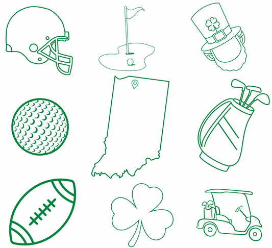 Toddler’s South Bend Football Polo image 1